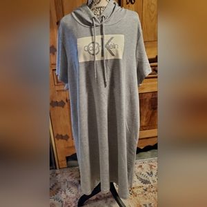 NWT Calvin Klein hooded short sleeve dress. Size 2X.